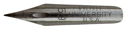 Pointed dip pen nib, C. Howard Hunt Pen Co, No. 59, University, Round Pointed
