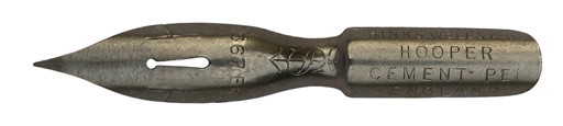 Hinks, Wells & Co, No. 1367 EF, Hooper Cement Pen