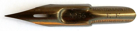 Spitzfeder, M. Myers & Son Ltd., No. 35 EF