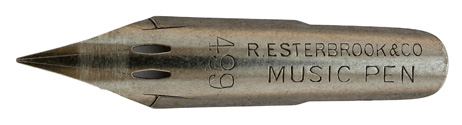 R. Esterbrook & Co, No. 499, Music Pen
