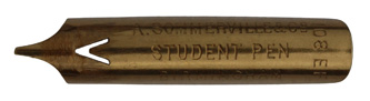 Kalligraphie Bandzugfeder, A. Sommerville & Co, No. 108 EF, Student Pen