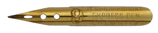 B. von der Horst, Chemnitz, No. 9, Express Pen 