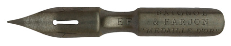 Baignol & Farjon, No. 825 EF, Medaille d or