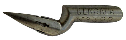 Bengala No. 322, Ellenbogenfeder aus Spanien, Ellbow Oblique Pen