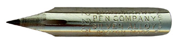 Kalligraphie-Spitzfeder, The Birmingham Pen Companie, No. 223, Silver Alloy