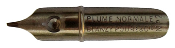 Blanzy Poure & Cie, No. 2 Plume Normale
