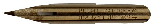 Blanzy-Poure & Cie, No 81, plume caducée (Merkurstab)