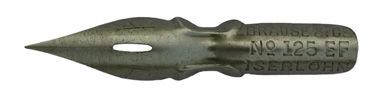 Brause & Co, Pointed nib, No. 125 EF