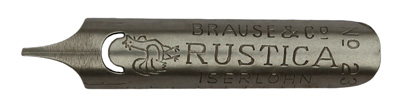 Brause & Co, Bandzugfeder, Rustica No 23