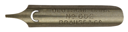 Brause & Co, Rustica No. 650, Deutsche Bank