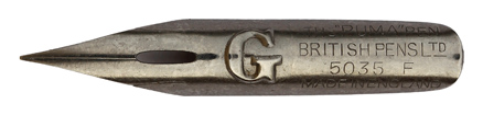 No. 5035 F, The Puma Pen, G, British Pens Ltd., Typ 1