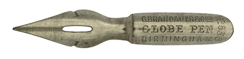 C. Brandauer & Co, No. 536, Globe Pen