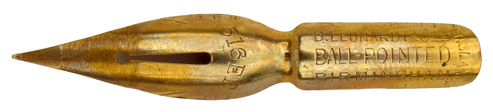 D. Leonardt & Co, Pfannenfeder, No 516 EF, Ball-Pointed, vergoldet