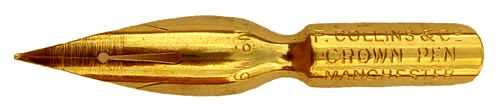 F. Collins & Co, Crown Pen Gilt No 119