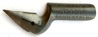 F. Soennecken, No. 182 F, Normal Feder
