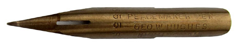 Geo W. Hughes, No. 355 F, Peace Maker Pen