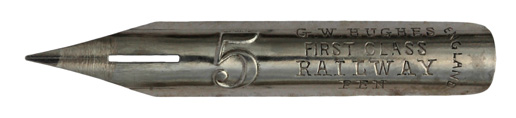 Geo W. Hughes, No. 5, First Class Railway Pen