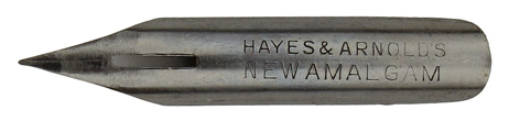 Kalligraphie Spitzfeder, Hayes & Arnolds, New Amalgam Pen