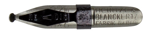 Schnurzugfeder, Heintze & Blanckertz, Redisfeder 1146, 3 mm, Typ4