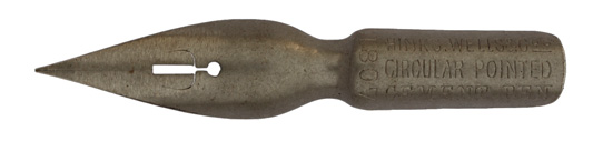Hinks, Wells & Co, No. 1807, Circular Pointed Cement Pen