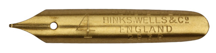 Hinks, Wells & Co, No. 2836-4, Pencil Pen