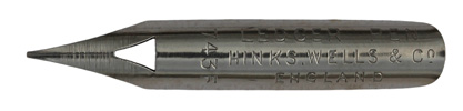 Hinks, Wells & Co, No. 743 F, Ledger Pen