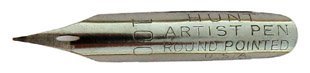 C. Howard Pen Co, No. 100, Hunt Artist Pen, Round Pointed