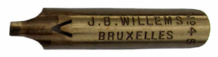 Bandzugfeder, J. B. Willems, Brüssel, No. 45