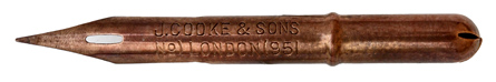 J. Cooke & Sons, No. 951, Röhrchenfeder