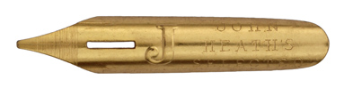 Bandzugfeder, John Heath, Golden coated Aristocratic or professional pen