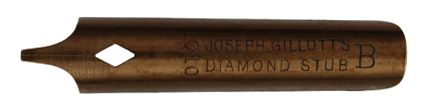 Joseph Gillott, No. 1010 B, Diamond Stub