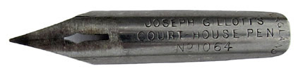 Joseph Gillott, Court-House Pen No 1064
