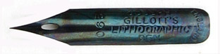 Joseph Gillott, No. 290, Lithographic pen -blau