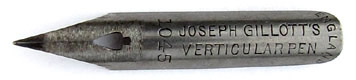 Joseph Gillott, No. 1045, Verticular Pen