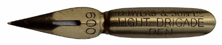 Schreibfeder M. Myers & Sons, Light Brigade Pen No. 600