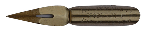 Kalligraphie Spitzfeder, M. Turnor & Co, No. 01531 F, Novelist Pen