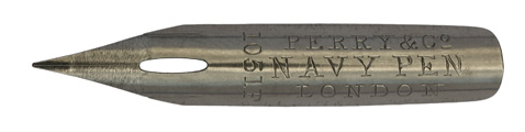 Perry & Co, No. 1051 F, Navy Pen