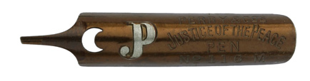 Perry & Co, No. 116 M, Justice of the Peace Pen