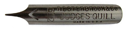 R. Esterbrook & Co, No. 312, Judges Quill