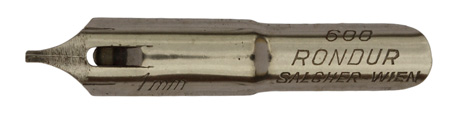 Mathias Salcher & Söhne, No. 600, 1mm, Rondur