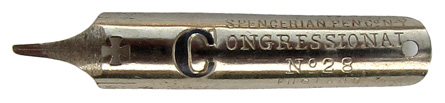Spencerian Pen Co, No. 28, Congressional