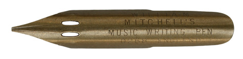 William Mitchell, No. 0268, Music Writing Pen
