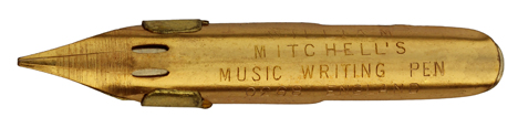 William Mitchell, No. 0268, Music Writing Pen