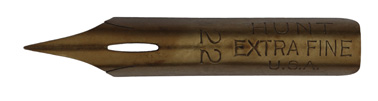Pointed nib for calligraphy, Hunt No 22 Extra Fine