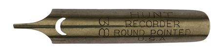 C. Howard Hunt Pen Co, No. 38, Recorder, Round Pointed