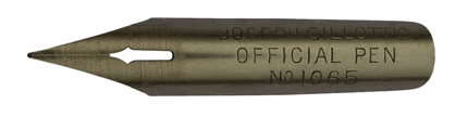 Joseph Gillott, No. 1065, Official Pen