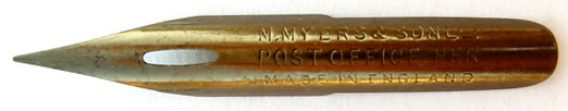 Spitzfeder, M. Myers & Son Ltd., Postoffice Pen 